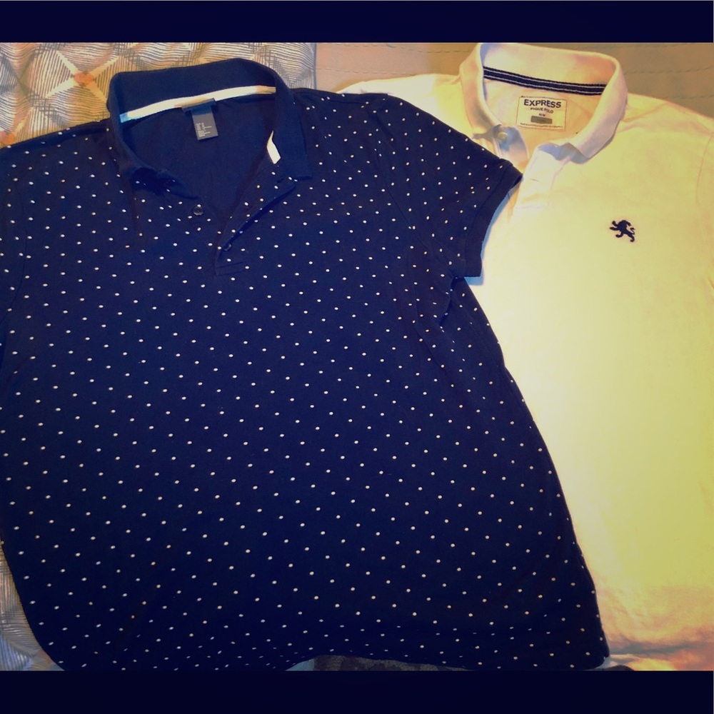 2 polo shirts